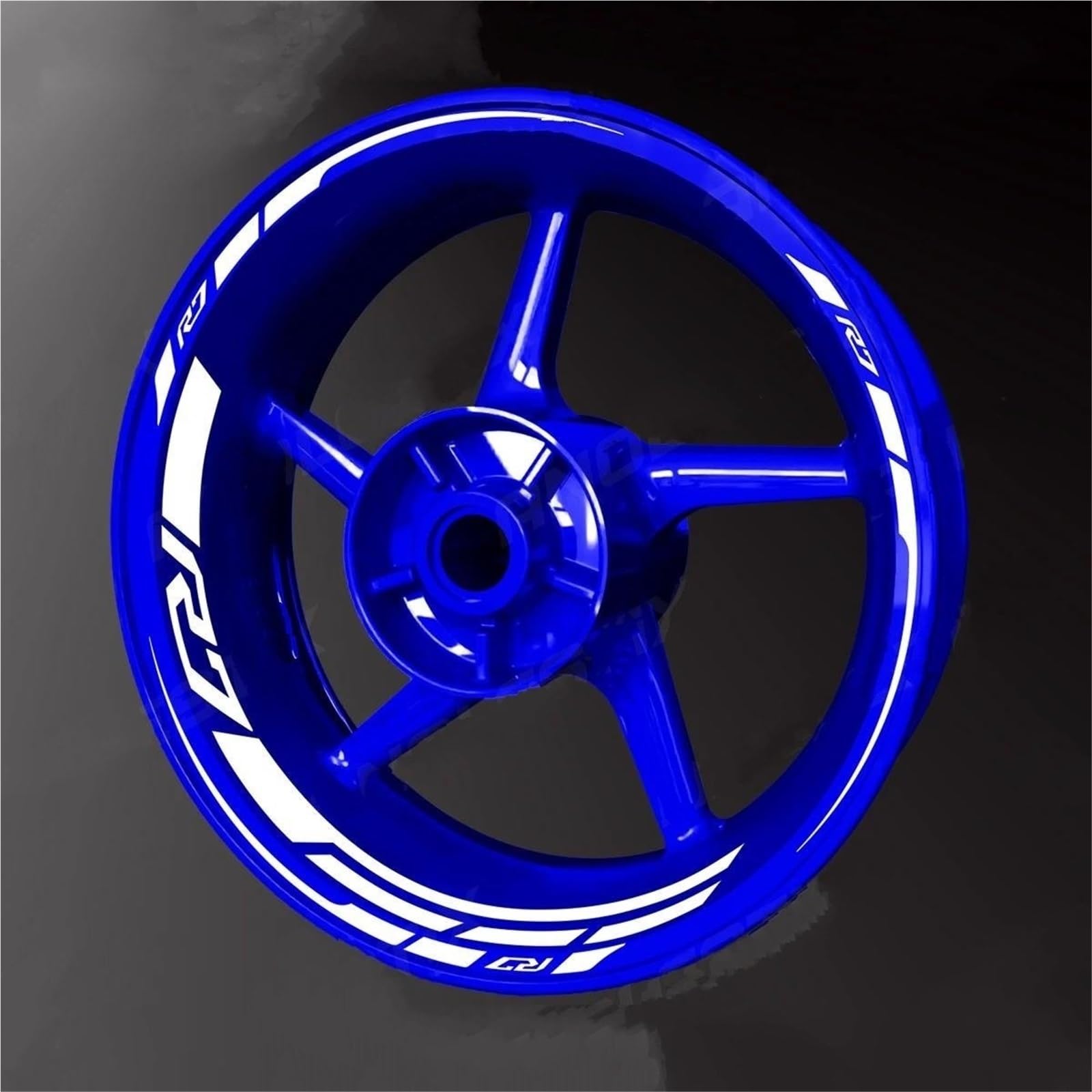 Wheel Stickers Motorcycle Reflective Wheel Decal for YZF-R7 YZF R7 YZFR7 Rim Stripe Decals Waterproof Hub Stickers Rim Reflective Decal