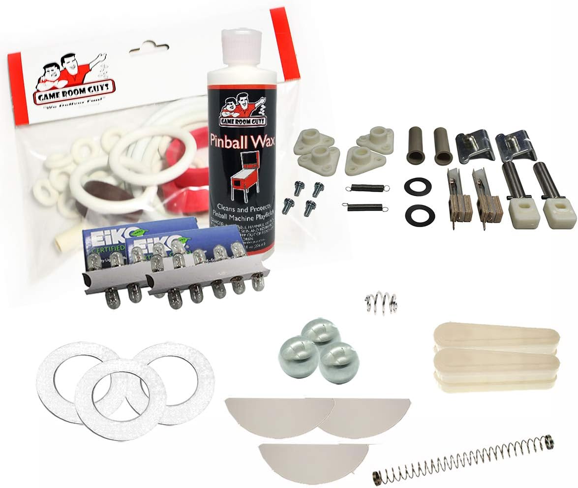 Game Room Guys 1978 Gottlieb Strange World Pinball White Premium Maintenance Kit
