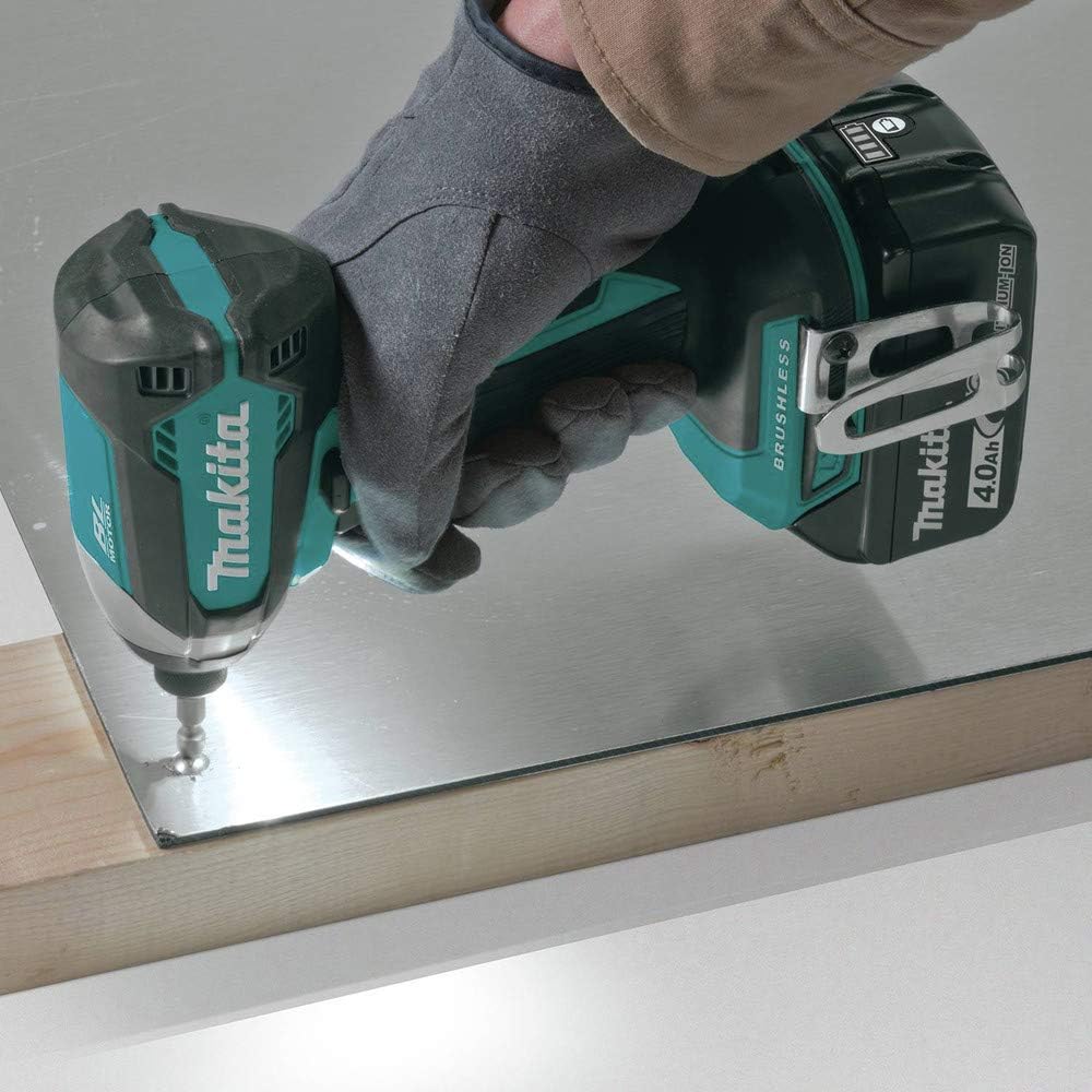Makita XT269M 18V LXT Lithium-Ion Brushless Cordless 2-Pc. Combo Kit (4.0Ah), Blue - Image 8
