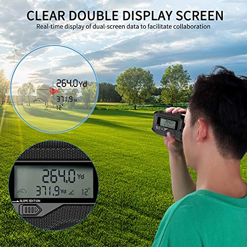 ACPOTEL Golf Rangefinder, 750 Yards Laser Rangefinder with External LCD