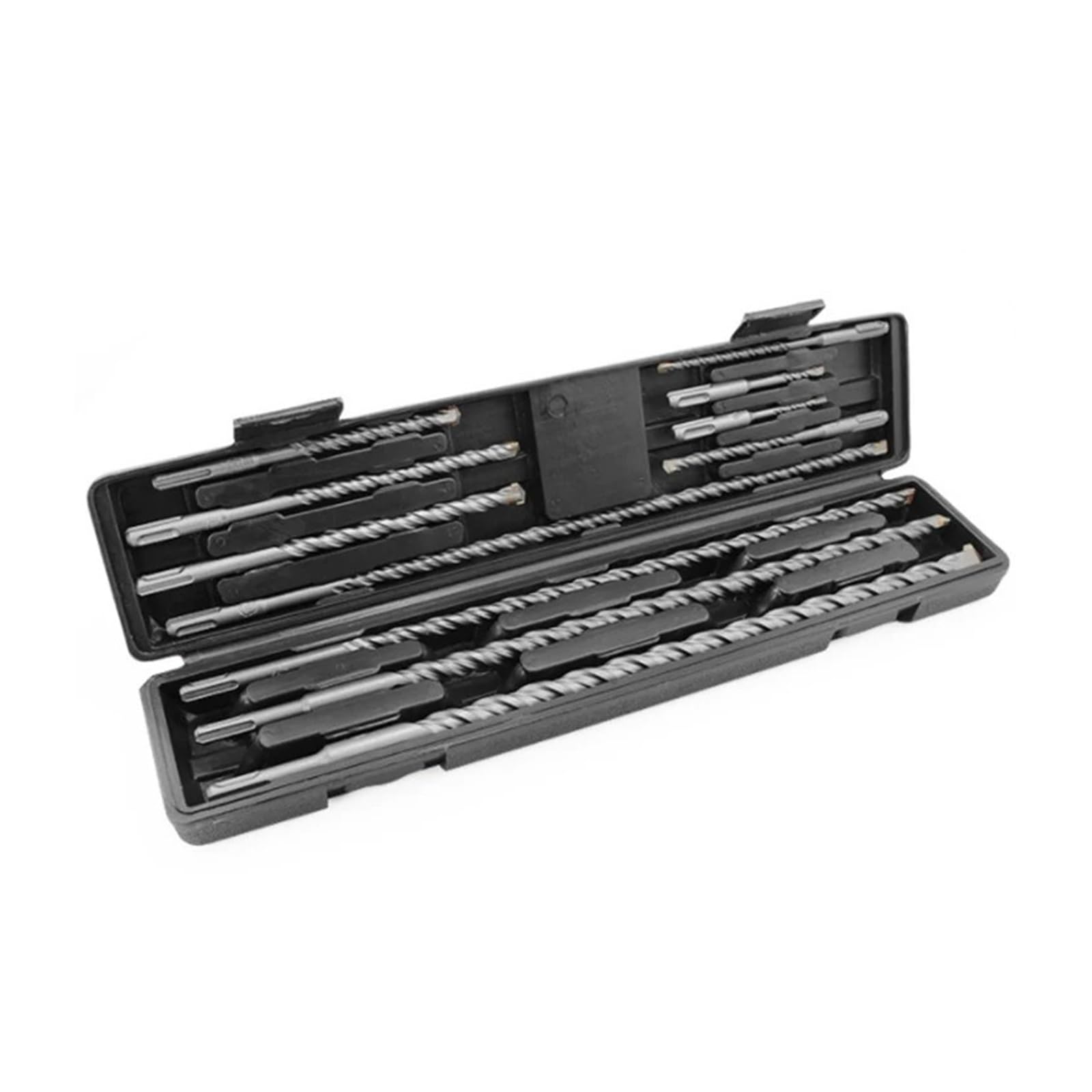 Set Di Punte Da Trapano Lunghe for Muratura Da 11 Pezzi for Perforazione A Percussione Rotante for Mattoni In Cemento, Testa A Spirale, Gambo SDS Plus