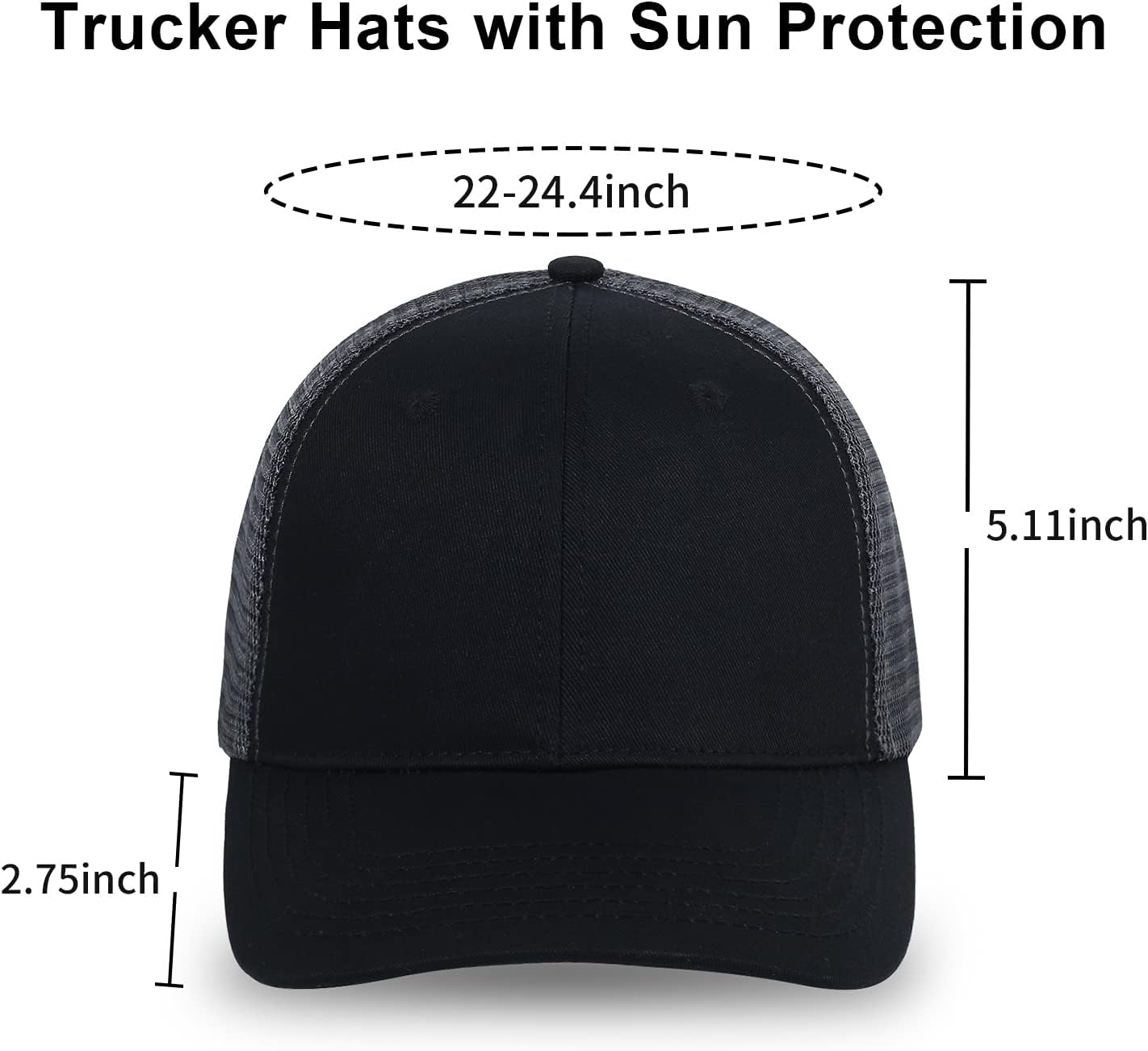 Crazy Era kozinu Unisex Trucker Hats Blank Mesh Snapback Hats Sport Plain Baseball Caps Adjustable Fitted Hat - Image 3