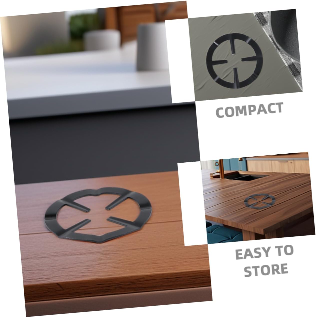 Pot Stove Rack, Non Slip Round Gas Burner Support Stand