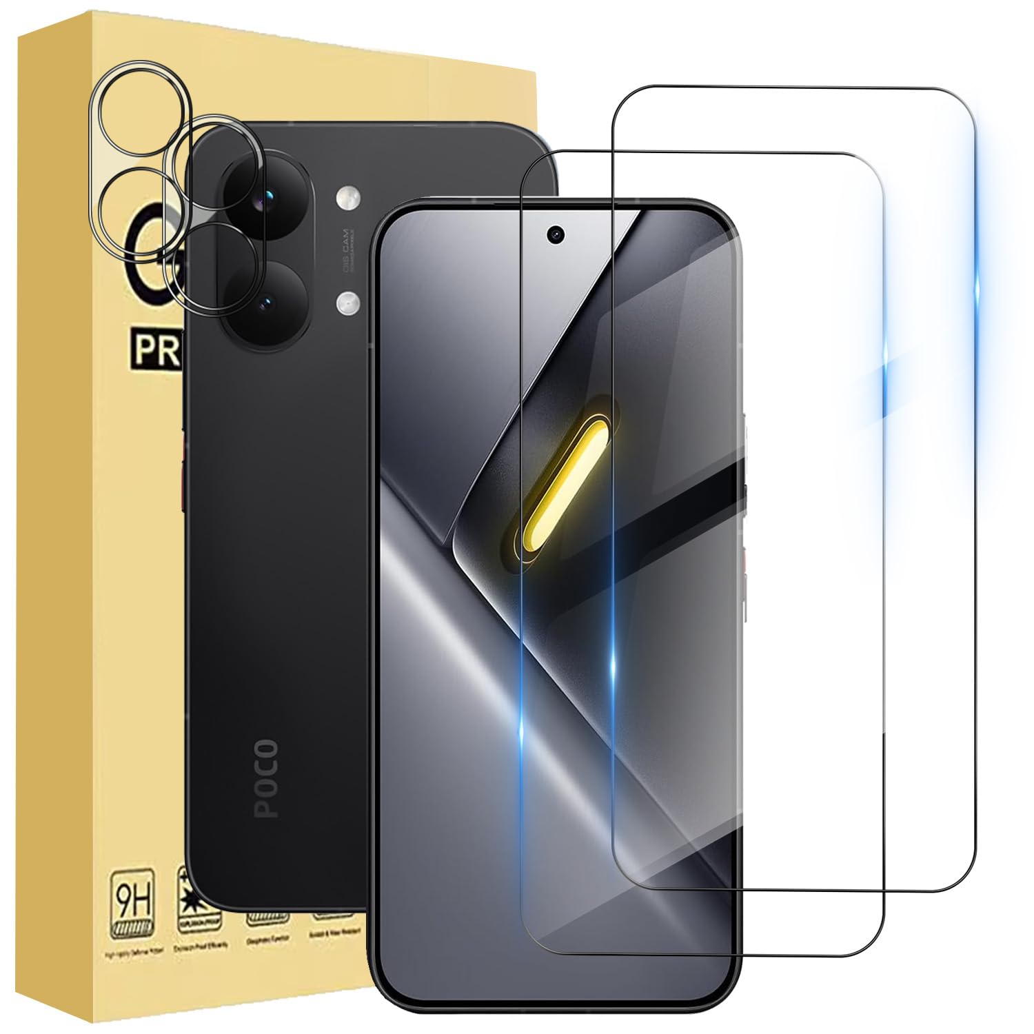 Amazon.co.jp: 【4枚入り】For Xiaomi Poco X8 Pro Max/REDMI Turbo 5