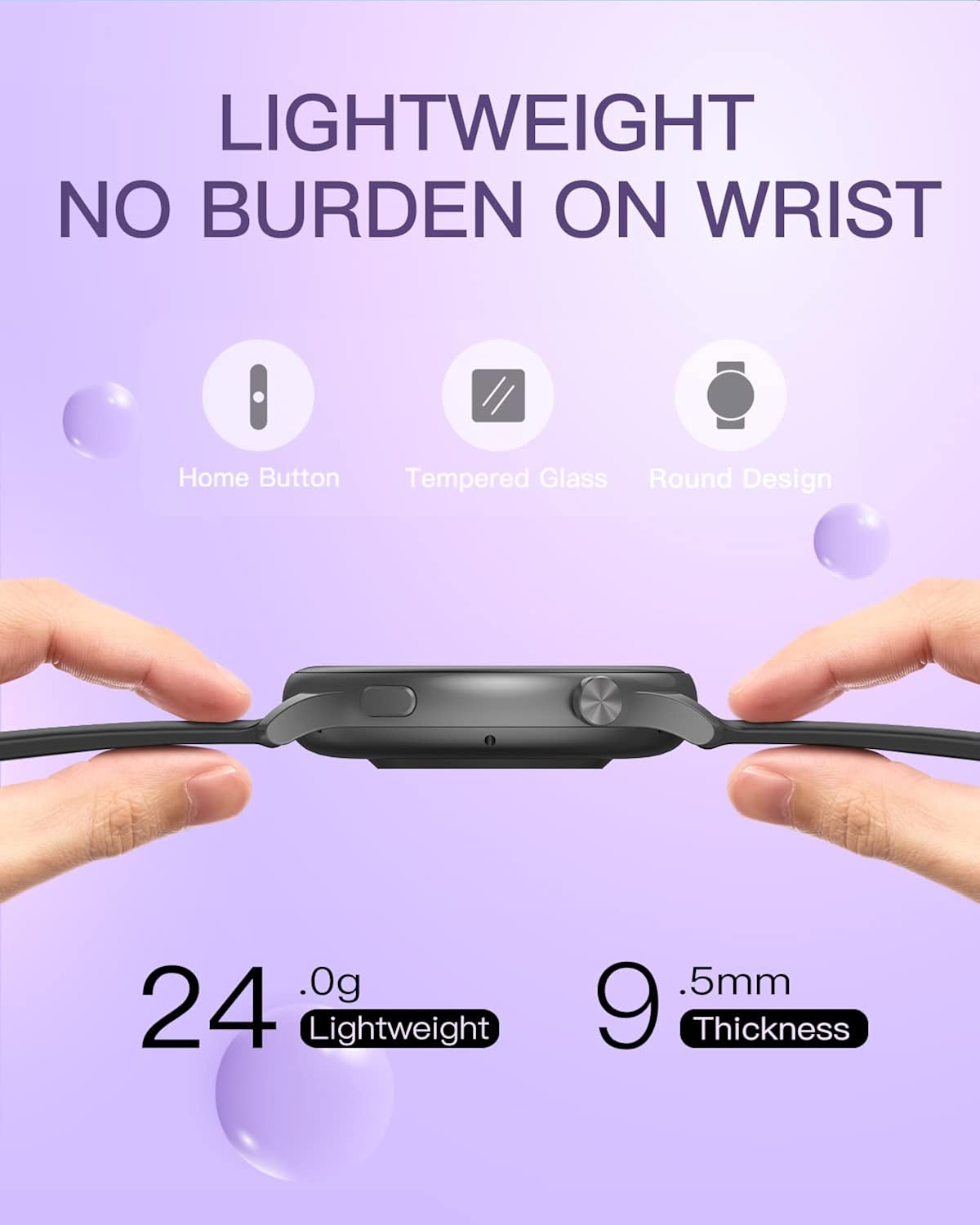 THIKPO Smart Watch with Text and Call, Fitness Tracker, Exercise Record, Sleep Monitor, Heart Rate, Blood Oxygen, Bluetooth Smartwatch for Android and iOS Phone : Sports & Outdoors