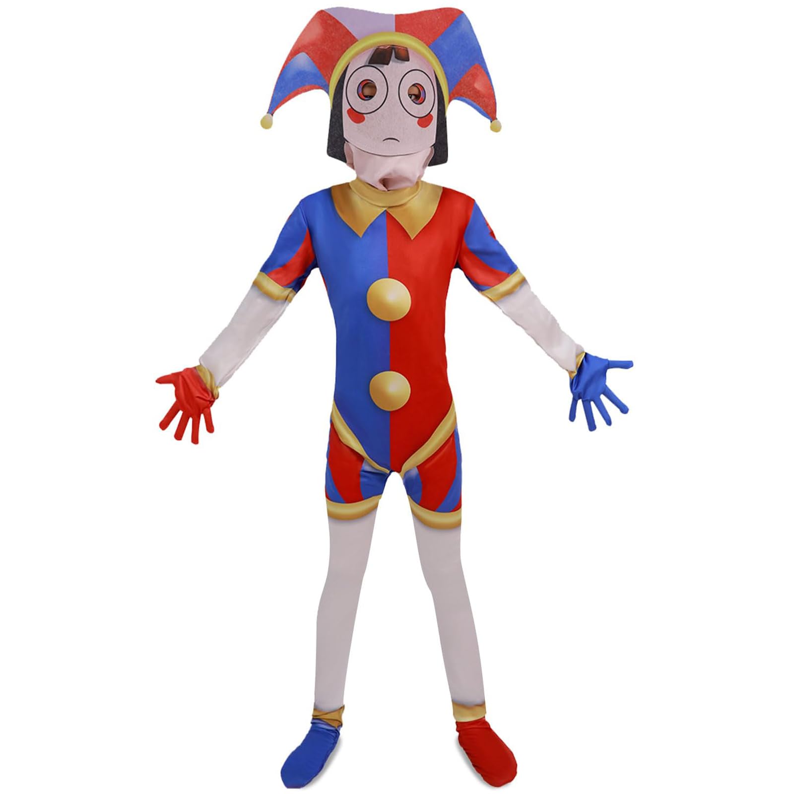 Amazing Circus Costume Pomni Costume Anime Character Fancy Dress Cartoon Circus Outifit for World Book Day,Carnival Halloween Cosplay Party — image 1