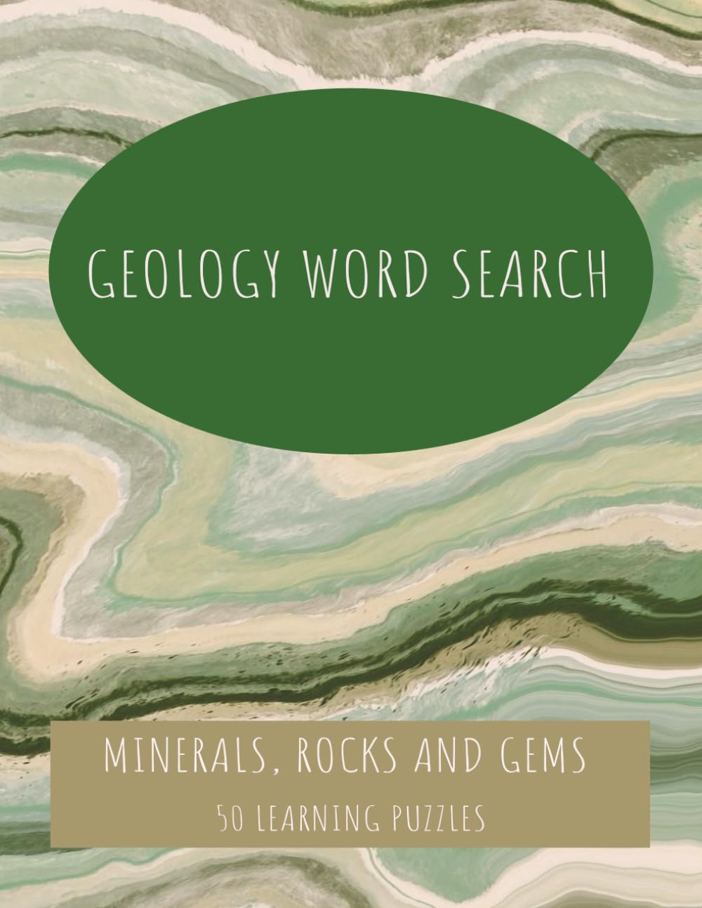 Geology Word Search: Minerals, Rocks and Gems Learning Puzzles