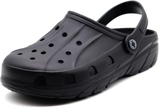 Red Tape Men Buckle Clogs