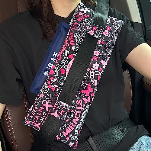 BVOKQUC Cuscino per mastectomia, cuscino post-chirurgia cardiaca, recupero dell'isterectomia, recupero della sezione C, inserto tasche per porta chemioterapica, protezione della cintura di sicurezza