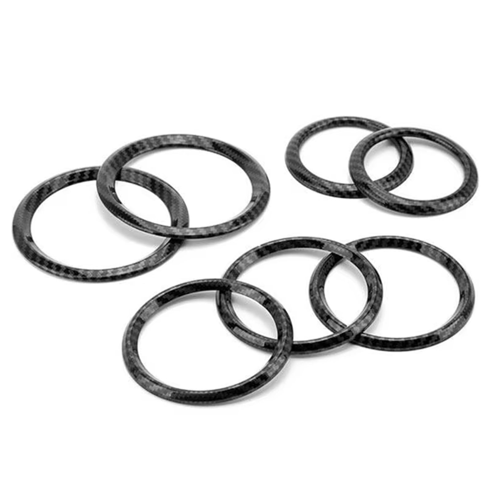 Compatible Con Benz Para GLA-Class H247 GLA250 2020 2021 2022 2023 2024 Embellecedor Cubierta Anillo Salida Ventilación Aire Acondicionado Para Coche