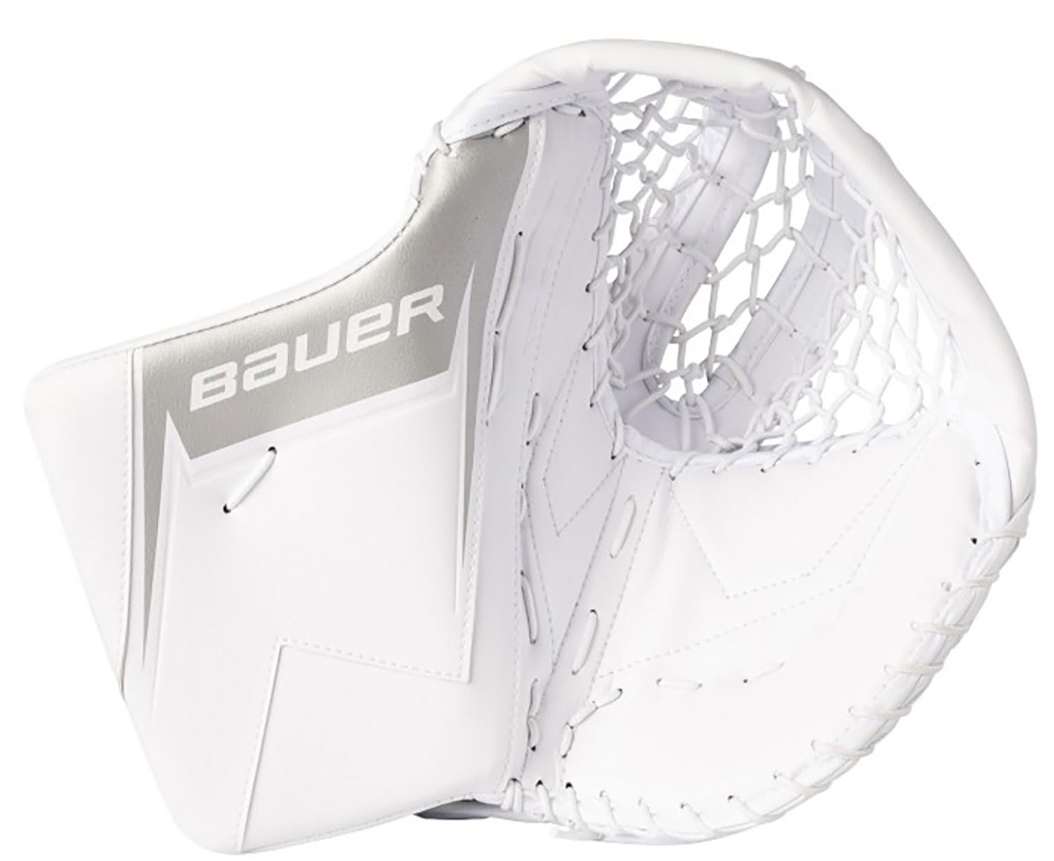 Bauer SV-Pro - Paletta da portiere per hockey su ghiaccio, colore: Bianco