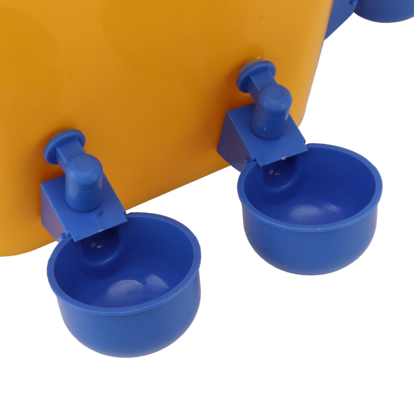 Abreuvoir Automatique de Poulet 12L - Baril Mangeoire et Abreuvoir pour Volaille - Fournitures pour Petite Poule (Seau + Bol Oiseau Bleu + Vis Noires)