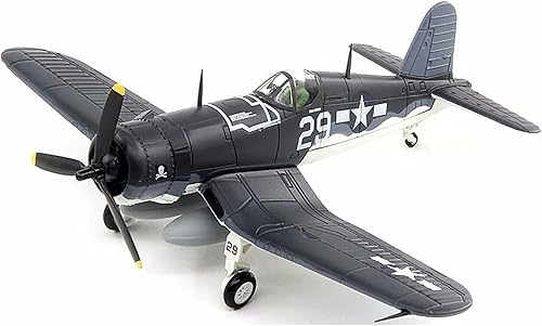 Miniatura 4 de Modelo a escala 172 Avión WW2 US F4U-1 F4U Avión de combate Metal Plane Modelo fundido a troquel para colección o regalo
