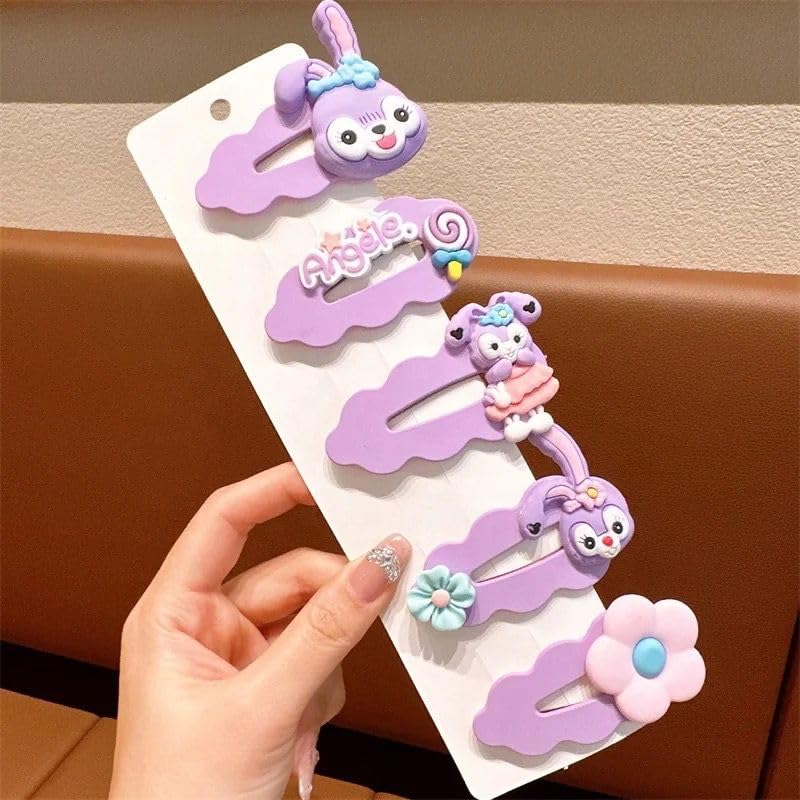 Radhya Accessories Cute Kawaii Hair Clips For Kids Tictacs for Girls Charms Tictac Card for Kids Hair Clip for Women Bow Clip Heart Hair Clips Tictac (5 clips per card) (1 card) (Purple) (B0CYC7ZYNV) Amazon Price History, Amazon Price Tracker
