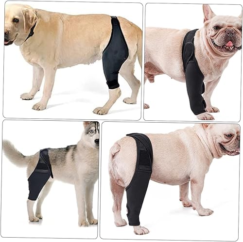 Miniatura 6 de Balacoo Arnés para perro para perro ACL trasero pata pata bálsamo perros lamer seguro cuidado perro articulación perro rodilla vestido forma soporte
