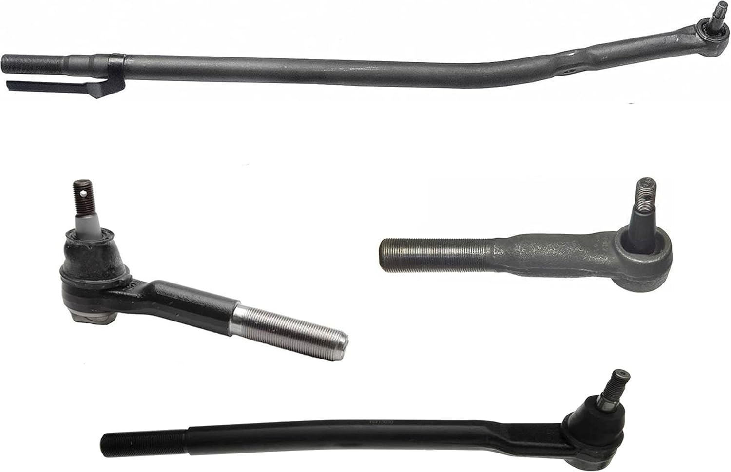 6 Pc Steering Kit Fits Ford Excursion 00-05 F-250 F-350 Super Duty 99-04 RWD Inner Outer Tie Rod Ends Adjusting Sleeves