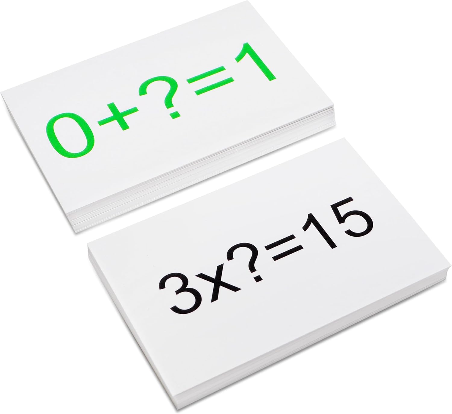 800 Math Flash Cards with All Possible 0-12 Addition, Subtraction, Multiplication and Division Facts with Transitional Concepts Cards and Introduction to Fractions Cards