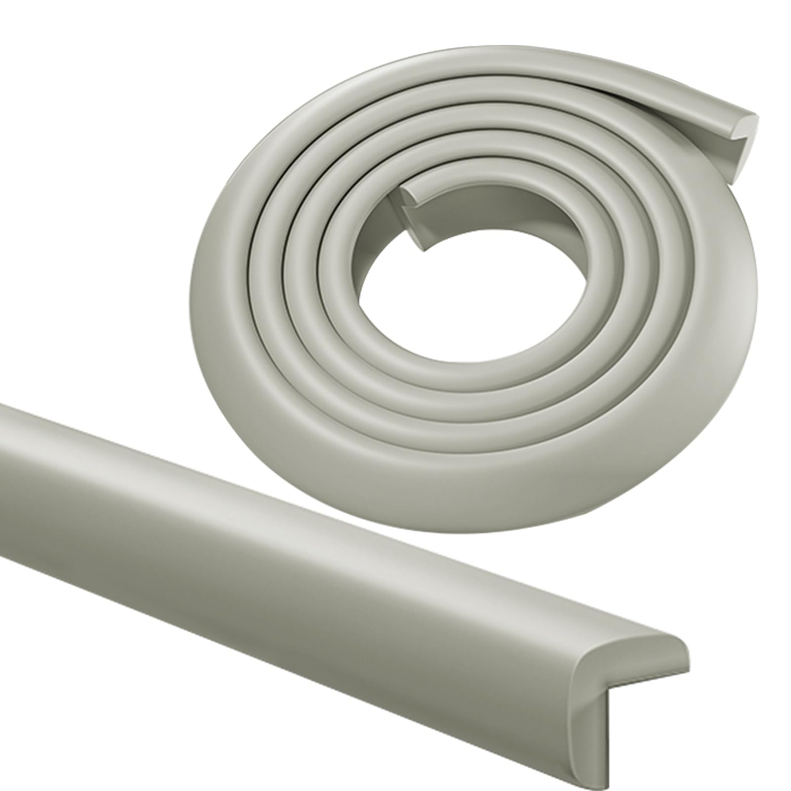 Protezioni for Bordi E Angoli for Mobili, Striscia Paraurti di Sicurezza for Bambini, Bordo Paraspigoli for Carichi Pesanti Ad Altissima Densità for Mobili di Diverse Dimensioni(Gray,5M)