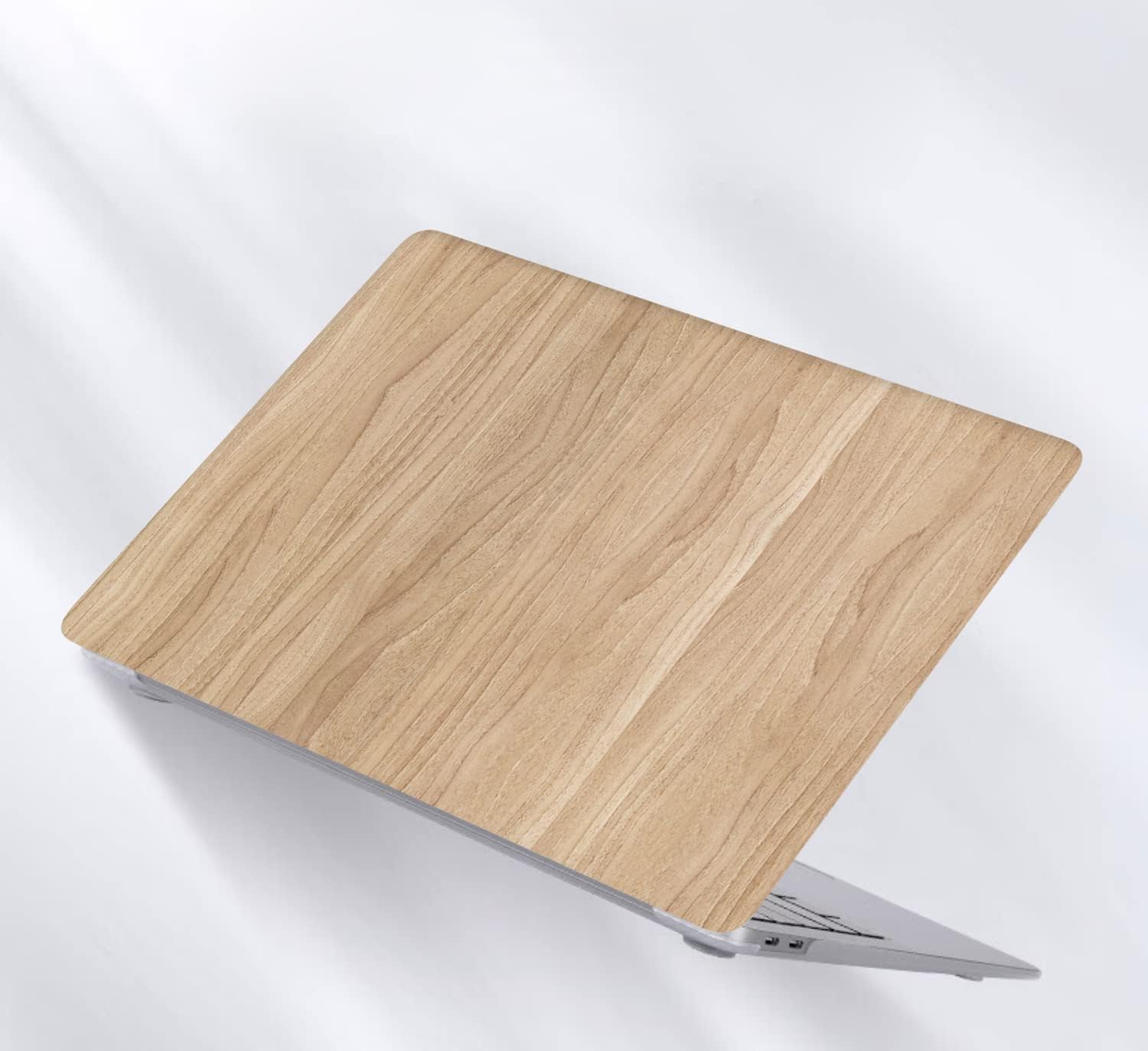 Hard Case Cover Compatible with MacBook Pro 16 Inch Shell 2019 2020 Released A2141 with Touch Bar & Touch ID, Plastic Shell Case & Laptop Sleeve Bag & Keyboard Cover Skin, Light Wood Grain