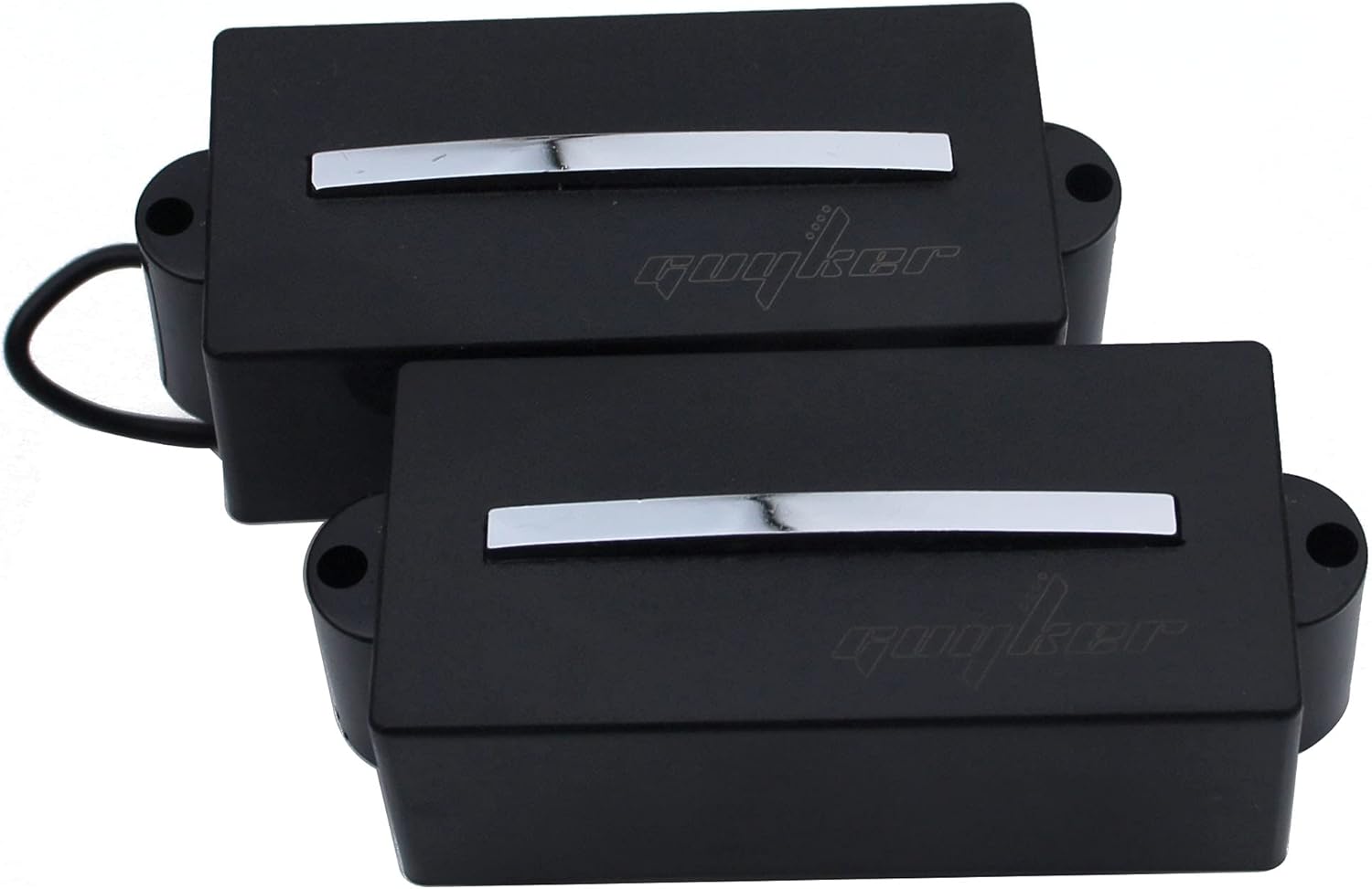 Guyker Electric Bass Pickups Ceramic Electric Precision BASS Piecewise Closed Hot Single Rail PB Precision Bass Pickups 1 Set, PB11 Black