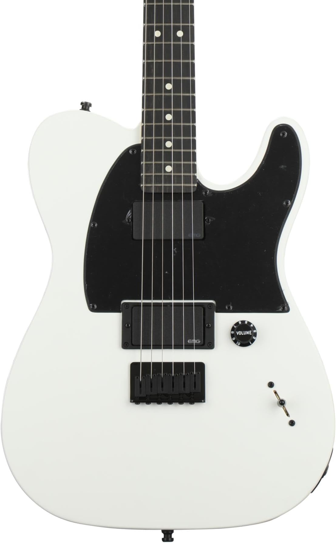 Fender 0134444780 Jim Root Telecaster Ebony Fingerboard Electric Guitar - Flat White