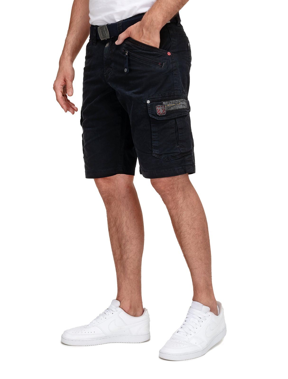 Timezone Herren Cargo Bermuda Shorts Regular RYKERTZ Short Mid Waist Regular Fit