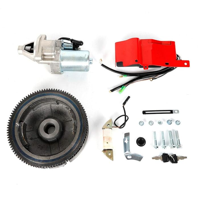 Buy Electric Start Kit Start Motor Flywheel w/Solenoid Ignition Switch