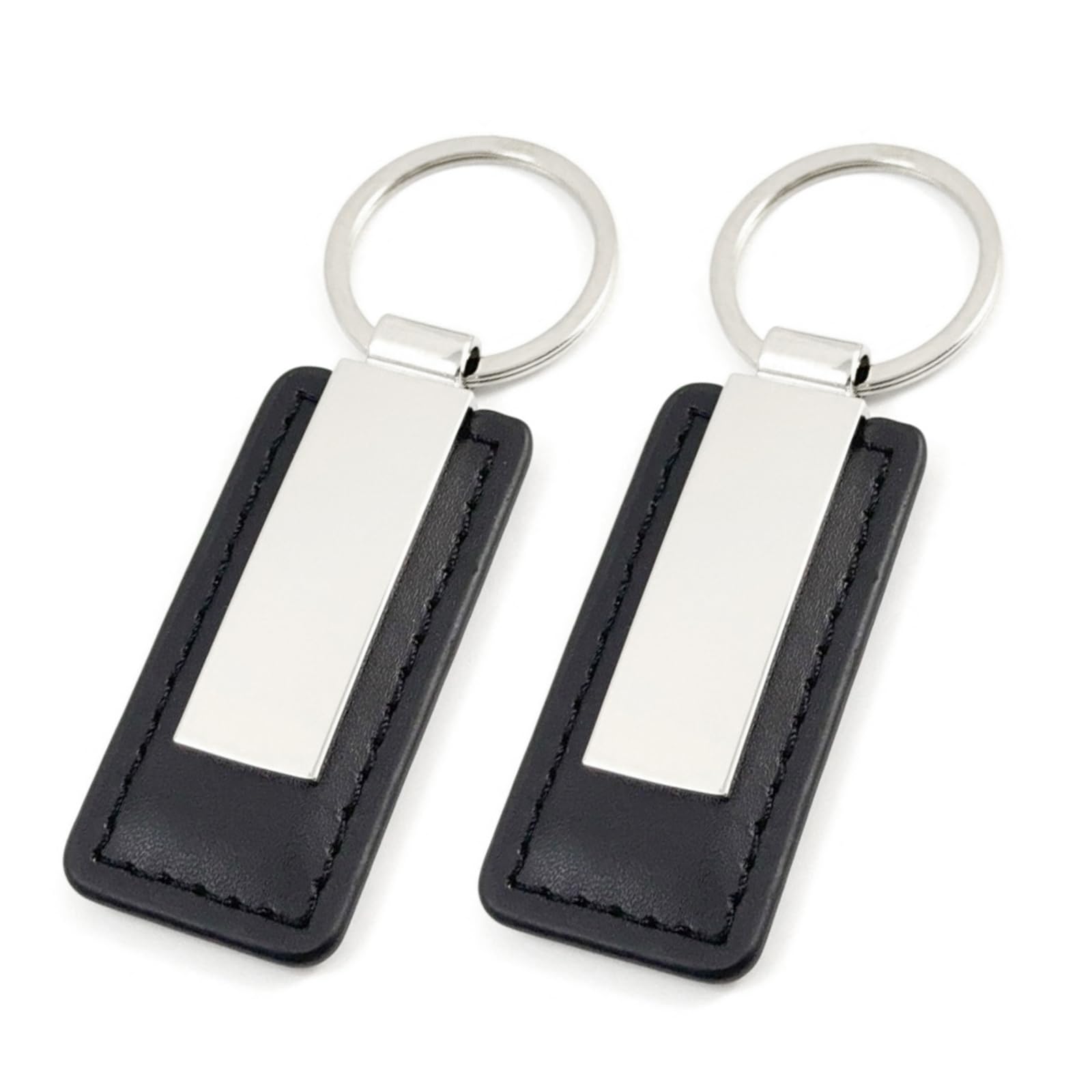 Black Retro Leather Keychain with Metal Minimalist Versatile Key Ring For Hanging Ornament Car Keychain Gifts for Husband Father Boyfriend New Year Gifts Holiday Gifts Unisex Key Chain