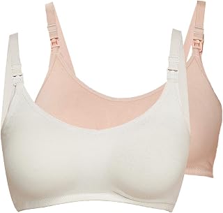 Inner Sense Organic Cotton Bamboo Nursing Bra for Women I Non Padded Feeding Bra with Keyhole Back and Wire Free I Materni... Price In India