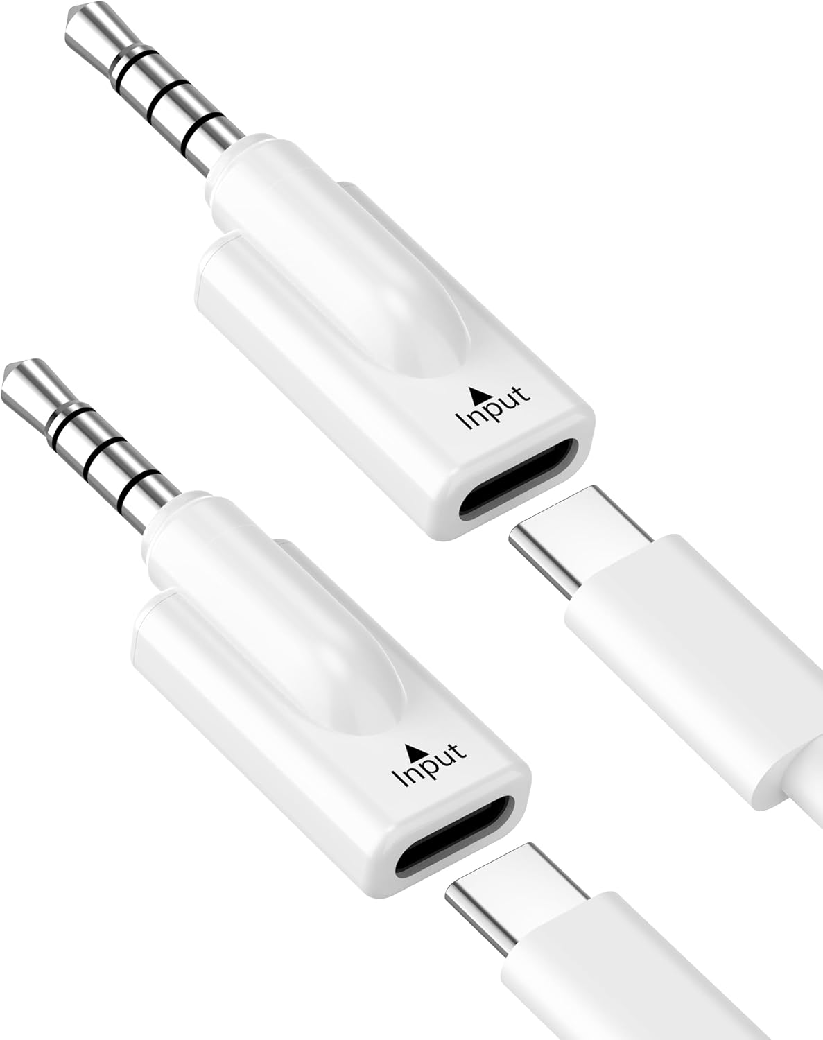 3.5 mm Jack Adapter,Type C Female to 3.5mm Male Audio Adapter,Aux Dongle for MP3 CD Players Accessories Connector Car Stereo Must USBC Connect Smartphone