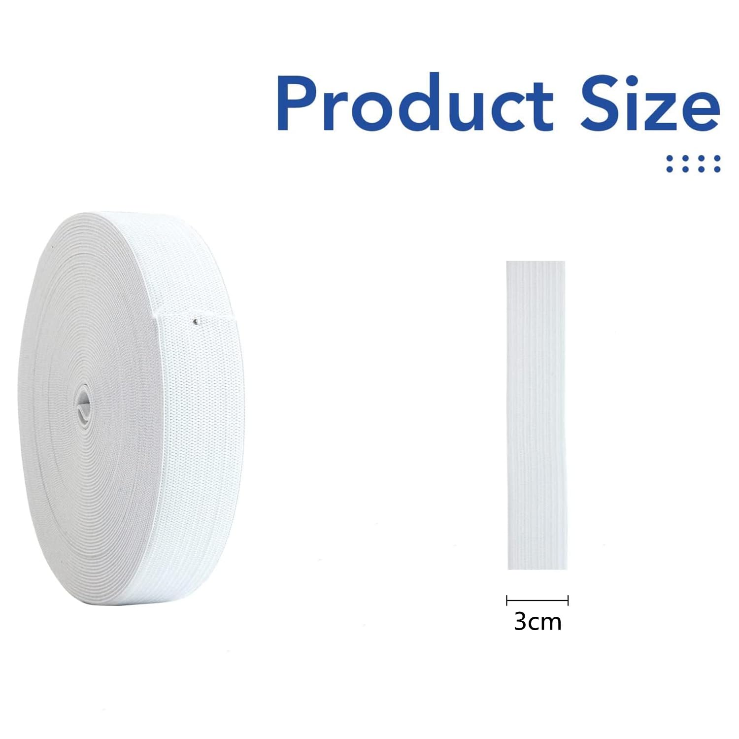 Elastico Da Cucito Nero 10mm - Rotolo Da 10 Metri Per Fai-da-te E Sartoria