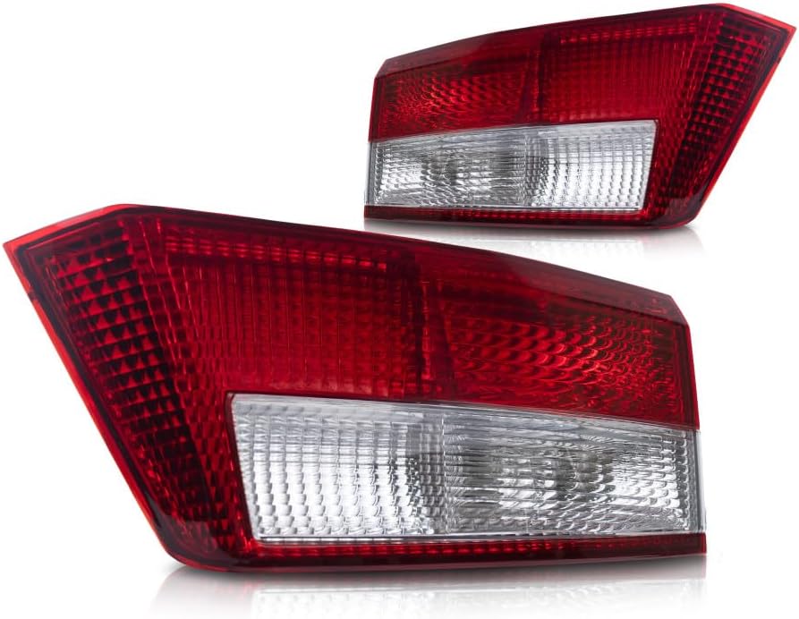 For Honda Accord Sedan Inner Tail Light Assembly 2003 2004 Driver and Passenger Side Pair HO2800151 | 34156-SDA-A01