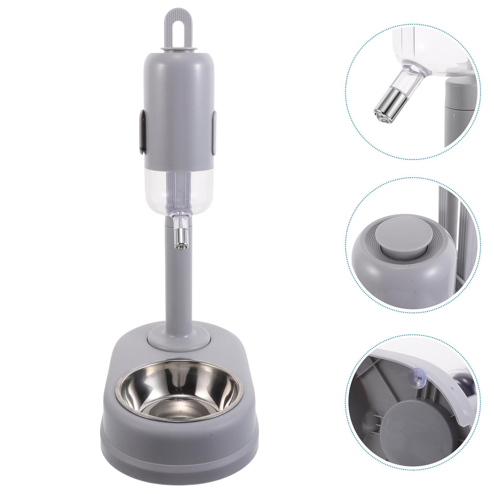 Gamelle Double pour Animaux de Compagnie Distributeur D’Eau 750 ML