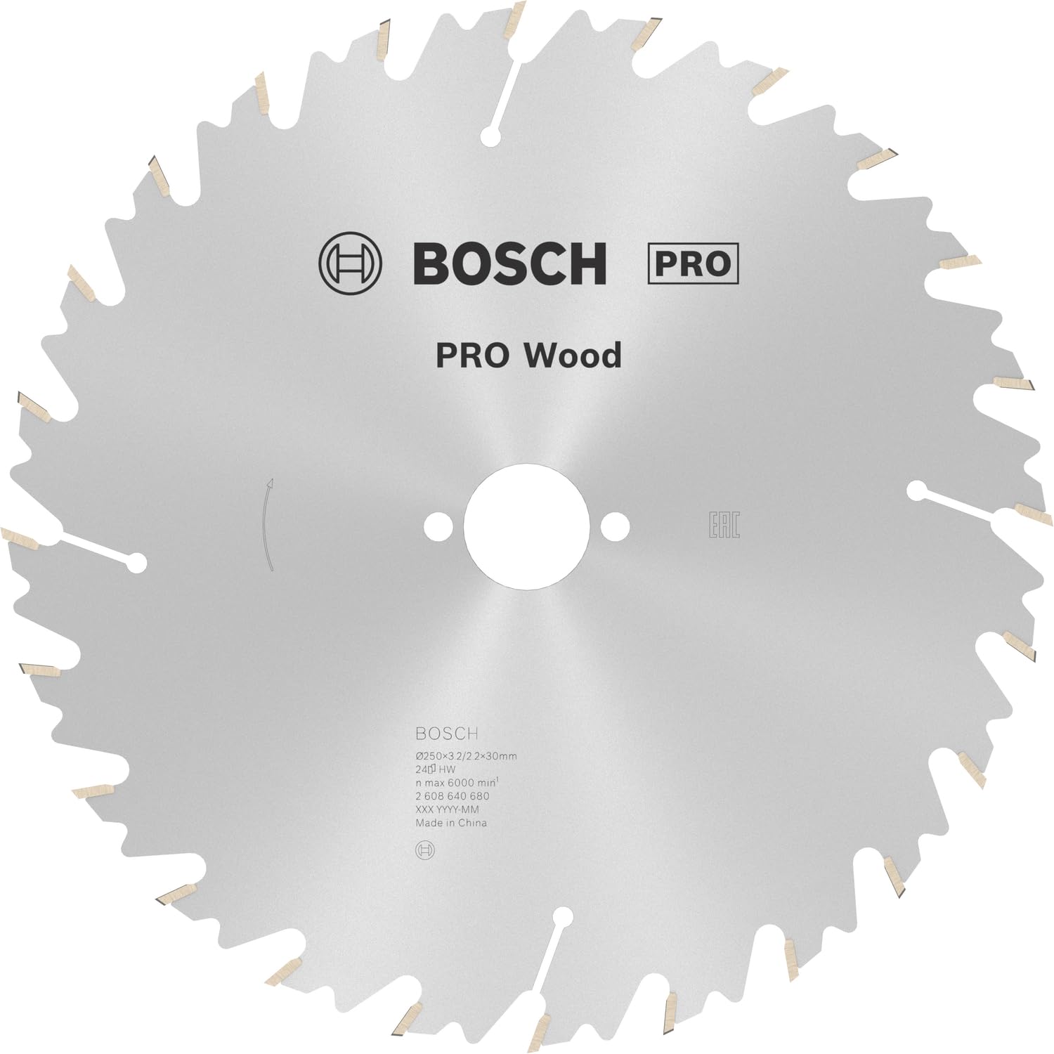 Bosch profesyonel daire testere bıçağı, Speedline Wood ahşap kesmek için, daire testere için (Ø 250 mm)