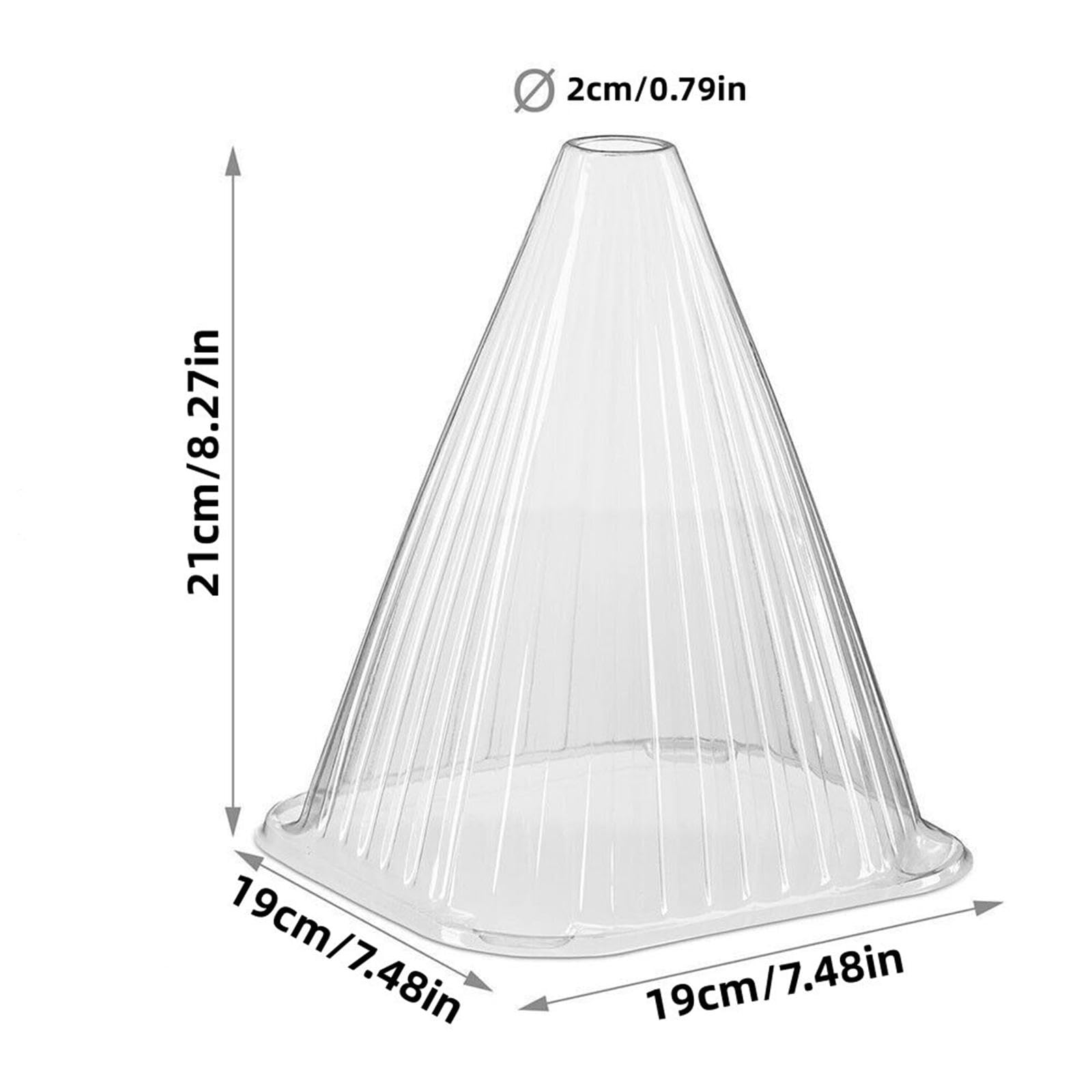 Qianly Garden Cloche Plants Protector Clear Large Plant Bell Cloches Plant Dome Bell Cover for Garden Greenhouse Plants Fruits Planter (Clear-30Pcs) - Image 2