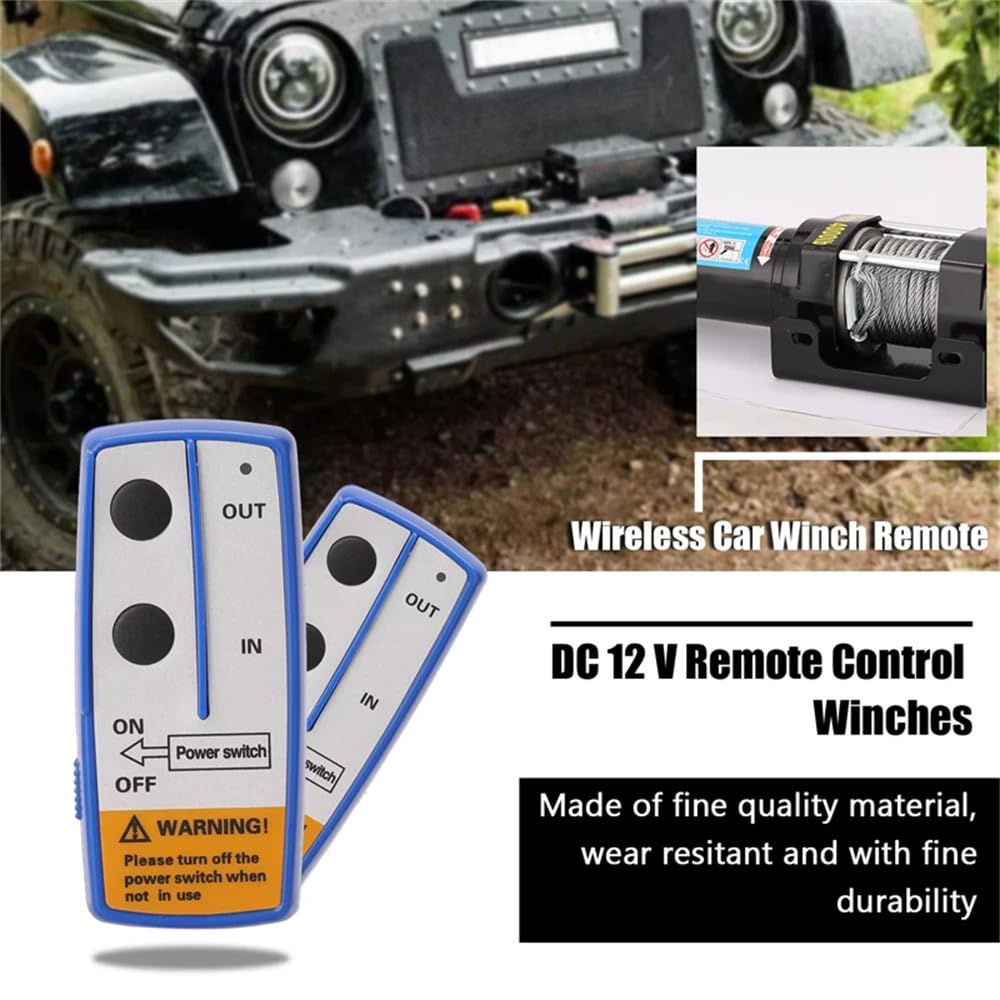 Wciągnik łańcuchowy 4500 LBS Wciągarka elektryczna Ciężarówka z elektryczną liną stalową napędem Bezprzewodowy pilot zdalnego sterowania do holowania w terenie Wciągarka na kable elektryczne