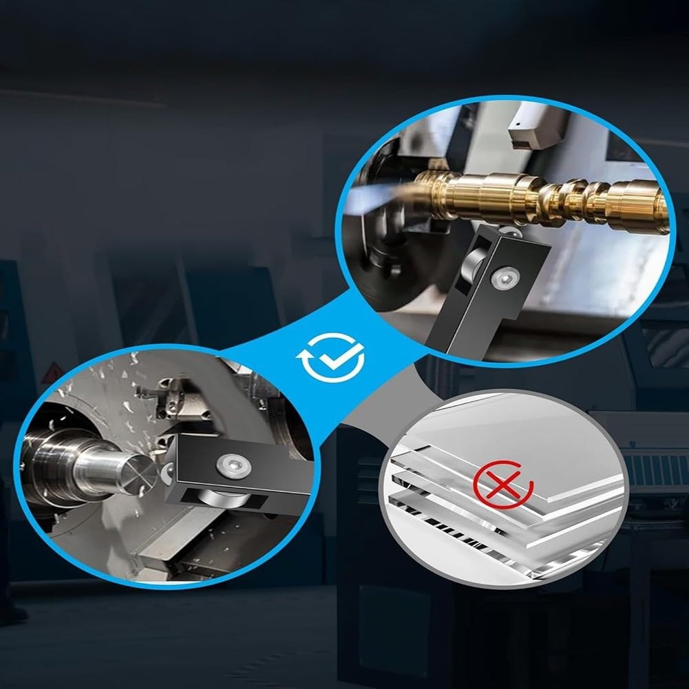 Mini herramienta de pulido de rodillo de torno con revestimiento resistente al óxido y construcción de acero al carbono, diseñada para un procesamiento eficiente de metales y reducción de rugosidad