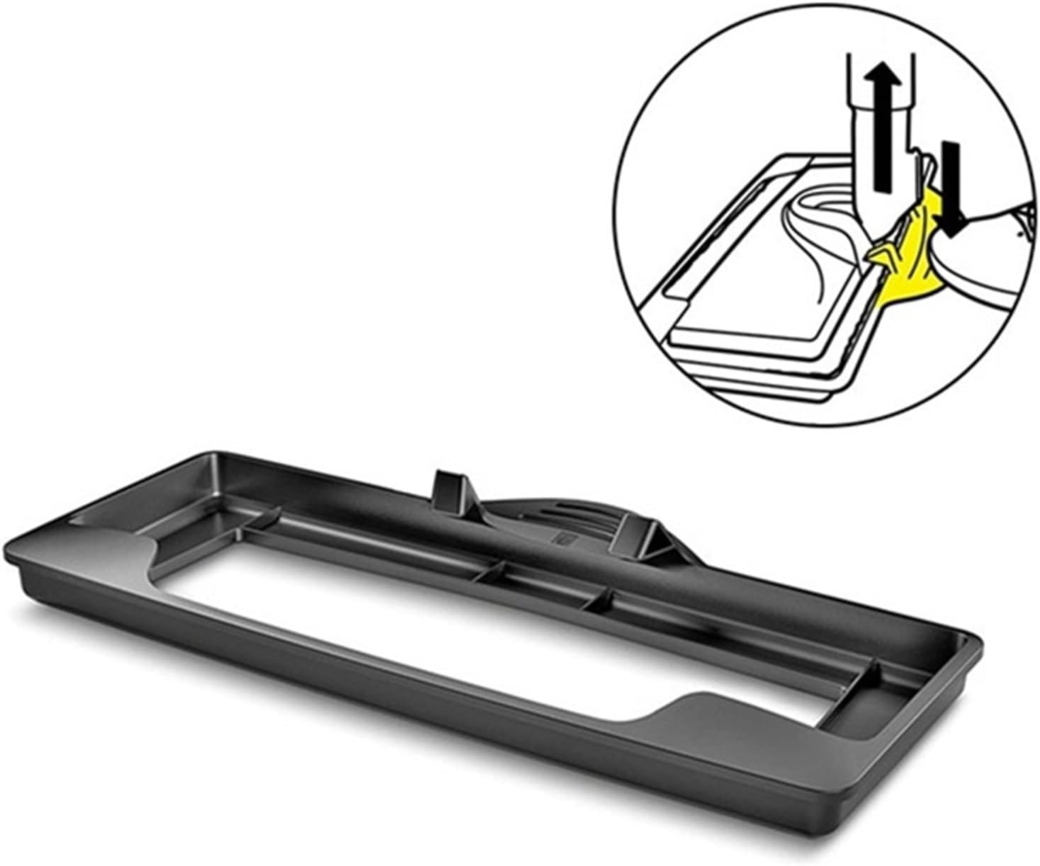 Floor Mop Cloths Carpet Glider Steam Cleaner Parts,Compatible With Karcher Easyfix 2.863-269.0 SC1 SC2 SC3 SC4 SC5