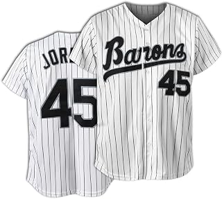 Tocament Barons #45 90s Unisex Baseball Jersey - Hip Hop Shirt for Men Women, Party Sports Outfit