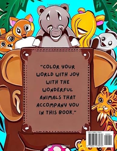 Fun Animals for Coloring: Animals coloring book for kids