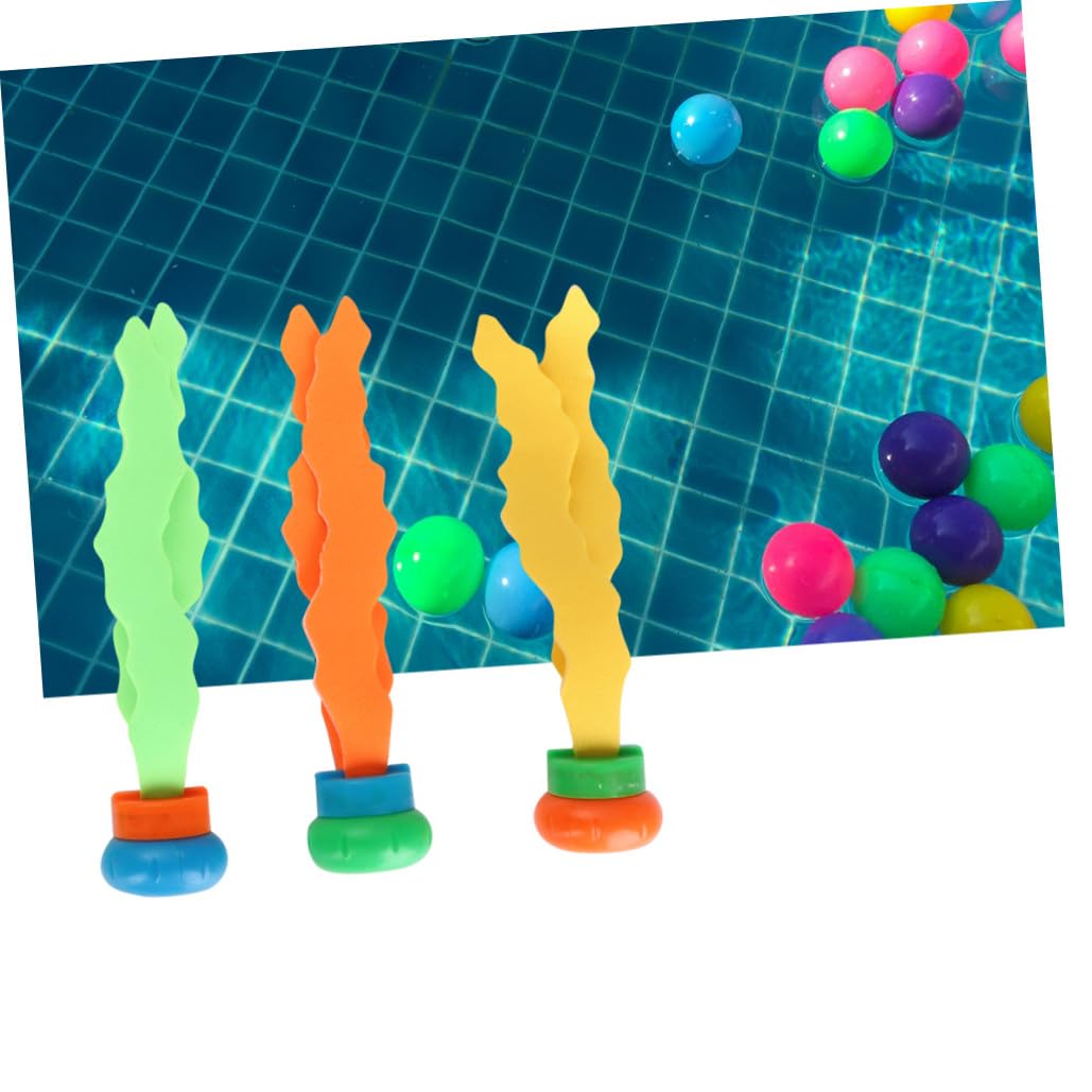 Mikikit Lot de 21 Jouets De Plongée Garçon Et Filles Ensemble Anneaux Et Bâtons De Plongée Plastiques Colorés, Âge Débutant, pour Piscine Et Jeux Aquatiques, Accessoires Ludiques sous-Marins