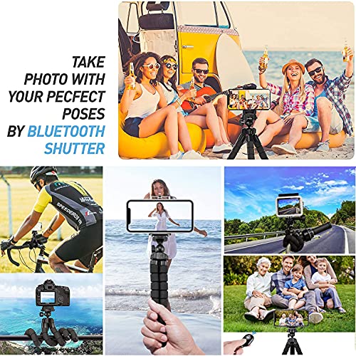 Handy Stativ Smartphone Für iPhone Stativ Lightweight Tripod Stative Ständer Halterung mit Bluetooth Fernbedienung… – Bild 7