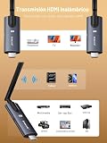 Lemorele Transmisor HDMI Inalámbrico y Receptores, 1080P Transmisión Inalámbrica HDMI, Compatible con la transmisión de Video Desde portátiles, cámaras y TV Box a monitores y proyectores (1TX-2RX) - 2