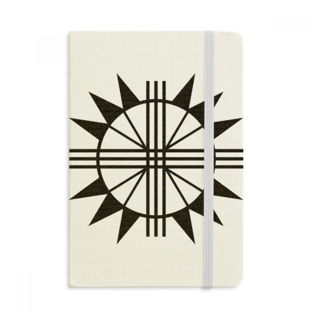 DIYthinkerAncient Egypt Pharaoh Abstract Pattern Notebook Fabric Hard Cover Classic Journal Diary A5 A5 (144 X 210mm) Multicolor