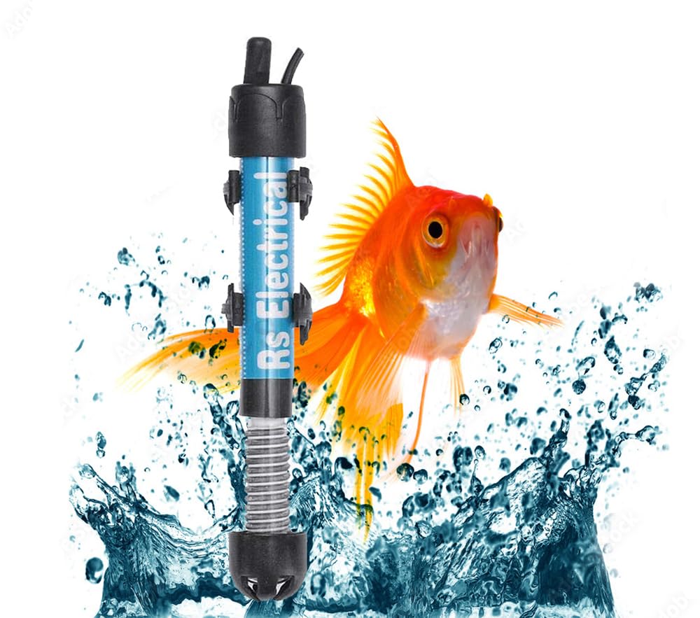 KickAt Fully Automatic On Off Fish Tank Heater With Temperature Control Knob(50 Watt)Submersible Aquarium Immersion Heater (B0D8V1VTSH) Amazon Price History, Amazon Price Tracker