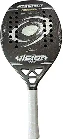 Vision Pro Raquete de Beach Tennis Gold Carbon Titanium, Italian Design, Preta