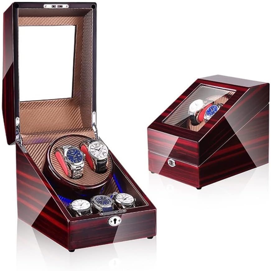 ワインディングマシーン 2本巻き3本収納 ウォッチワインダー 腕時計