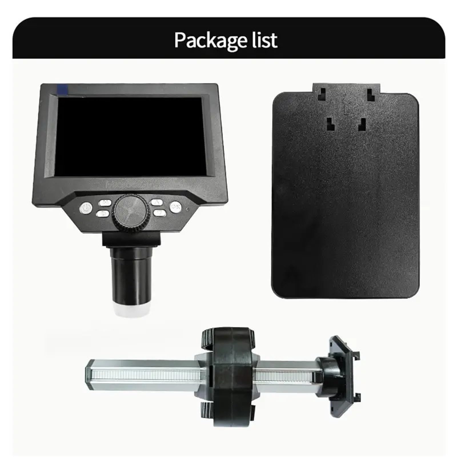 Digitales Mikroskop. 5,5" LCD Digitalmikroskop 1000X 1080P Mit Ständer Tragbar
