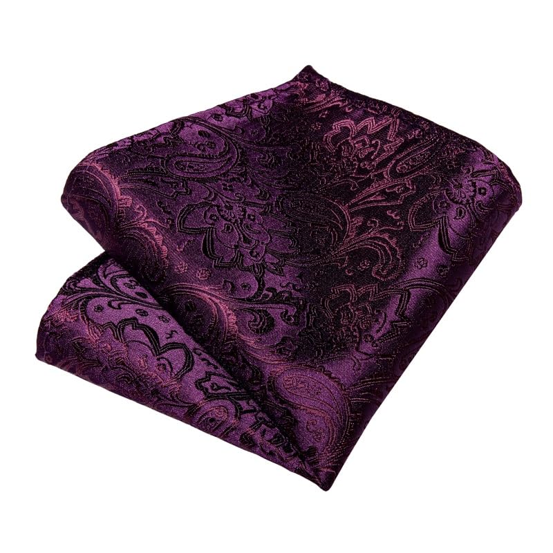 Conjunto de corbatas de seda a rayas para hombre y mujer miniatura 4