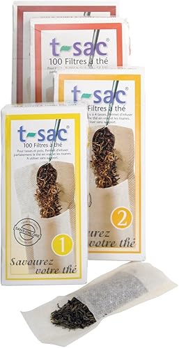 T-Sac Filtros de té No. 1, 1 taza